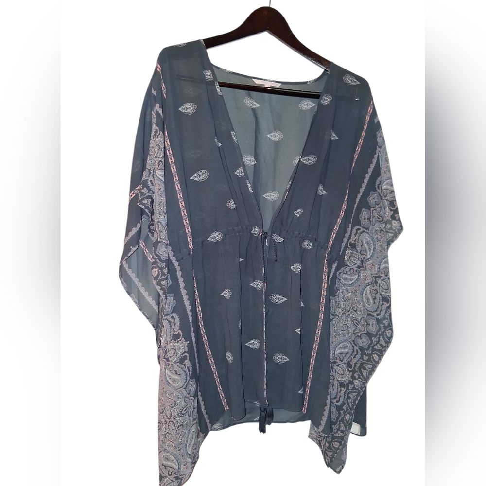 Victoria's Secret Navy Paisley Tunic